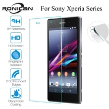 RONICAN – protecteur d'écran 9H 2.5D, Film en verre trempé pour Sony Xperia Z1 Z2 Z3 Z4 Z5 Compact M2 M4 Aqua M5=