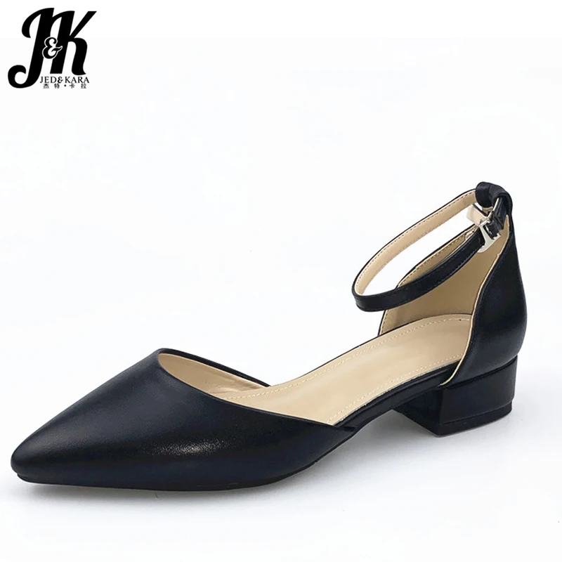 JK Low Heels Sandals Women 2019 New Ankle Strap Sandals Ladies Pointed Toe Shoes Woman Fashion Casual White Pu Shoes Female
JK Low Heels Sandals Women 2019 New Ankle Strap Sandals Ladies Pointed Toe Shoes Woman Fashion Casual White Pu Shoes Female