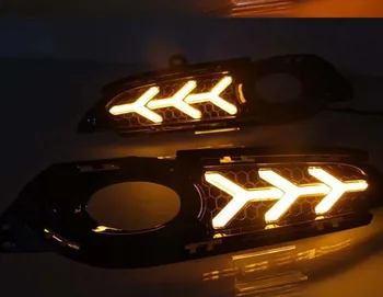 Carbo 2014-2017 New Product Daytime Running Light for Honda HRV LED DRL For Honda vezel fog light with moving singal
Carbo 2014-2017 New Product Daytime Running Light for Honda HRV LED DRL For Honda vezel fog light with moving singal