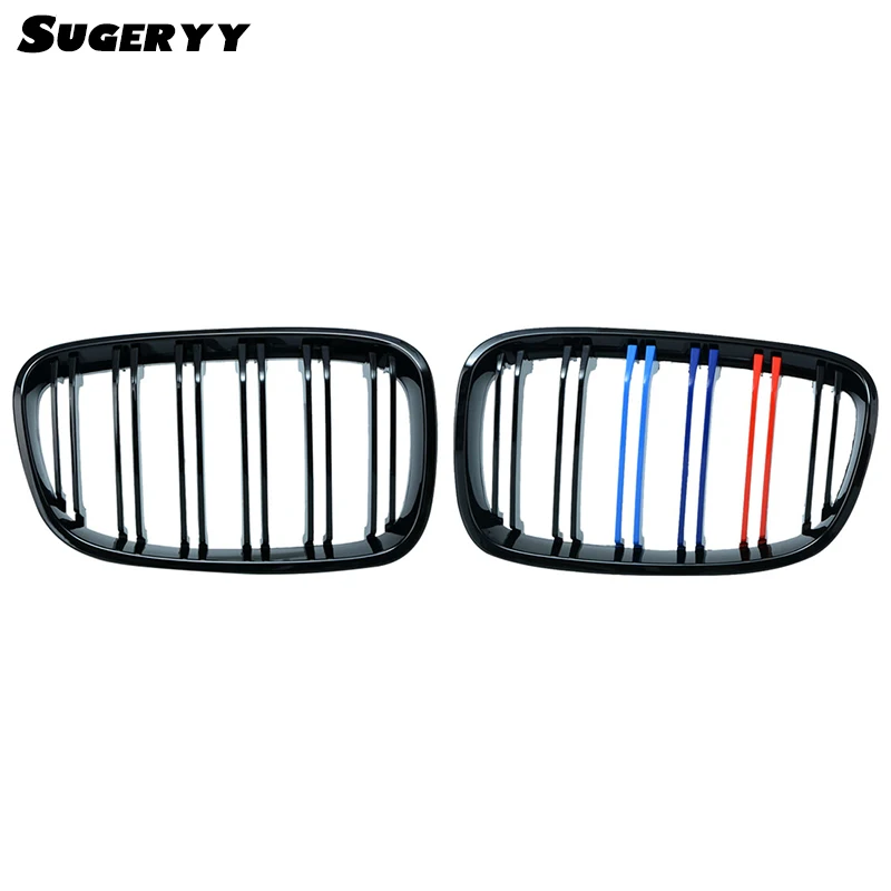 SUGERYY 1 Pair For BMW 1 Series F20 2011-2014 Gloss Black 3 Color Front Kidney Double Slat Line Car Grill Grille Car-styling
SUGERYY 1 Pair For BMW 1 Series F20 2011-2014 Gloss Black 3 Color Front Kidney Double Slat Line Car Grill Grille Car-styling