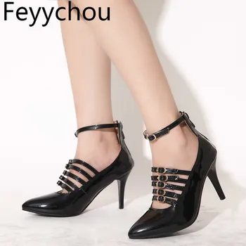 Women's Pumps Super High Heel Spring Autumn Pointed Toe Buckle Pu 2018 Sexy New Fashion Party Wedding Office White Black Beige
Women's Pumps Super High Heel Spring Autumn Pointed Toe Buckle Pu 2018 Sexy New Fashion Party Wedding Office White Black Beige