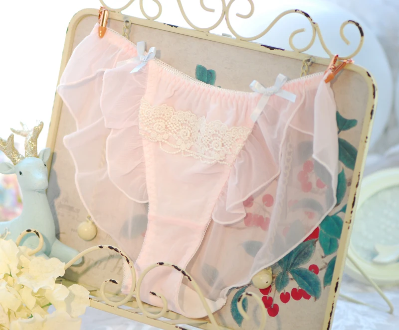 2018 new arrival 100% Real Photos M L XL Sexy Cute Kawaii Lolita Ruffle Mesh Lace Panties Underwear Brief Thong G string WP379
2018 new arrival 100% Real Photos M L XL Sexy Cute Kawaii Lolita Ruffle Mesh Lace Panties Underwear Brief Thong G string WP379