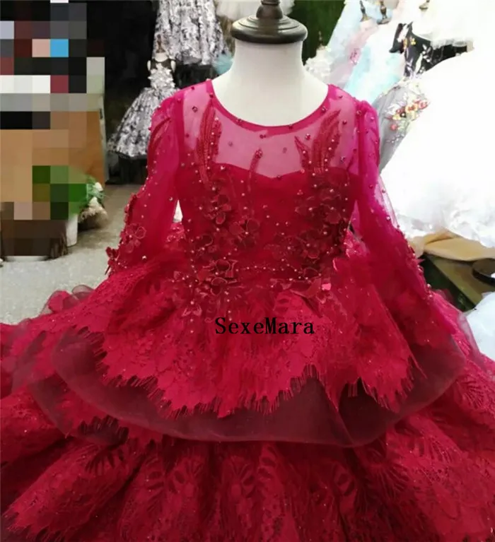 Real Picture High Quality Flower Girl Dresses For Weddings Off Shoulder 3D Flowers Pageant Gowns For Girls Custom Made
Real Picture High Quality Flower Girl Dresses For Weddings Off Shoulder 3D Flowers Pageant Gowns For Girls Custom Made