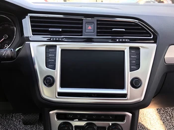 For VW Volkswagen Tiguan 2017-2018 Car Styling Interior Dashboard Navigation GPS Display Cover Frame Decor Trim Car accessories
For VW Volkswagen Tiguan 2017-2018 Car Styling Interior Dashboard Navigation GPS Display Cover Frame Decor Trim Car accessories