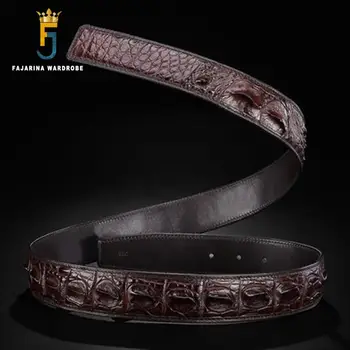 FAJARINA 2017 New Design Top Quality Real Crocodile Skin Leather Belts for Men Material Straps Belt Without Buckle BCROD001
FAJARINA 2017 New Design Top Quality Real Crocodile Skin Leather Belts for Men Material Straps Belt Without Buckle BCROD001
