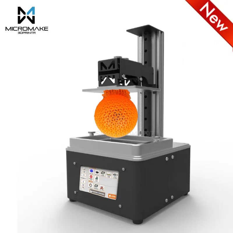 

Micromake uv light curing L3 wifi DLP/SLA/LCD 3d printer high precision 115*65*200mm 2K impresora for Jewelry dentistry