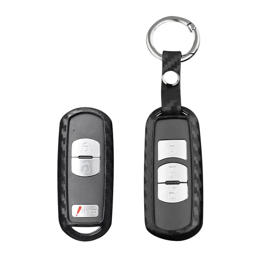 Auto Carbon Fiber Car Styling Smart 2 3 Key Fob Remote Controller Protection Covers Cases for Mazda 6 Axela CX-3 CX-5 CX5 CX-7
Auto Carbon Fiber Car Styling Smart 2 3 Key Fob Remote Controller Protection Covers Cases for Mazda 6 Axela CX-3 CX-5 CX5 CX-7