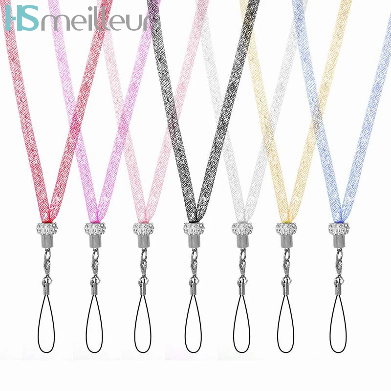 9PCS Hsmeilleur Fashion Women Crystal Lanyard Necklace Phone Case Key Keychain ID Name Badges USB Flash Drive Holder Nylon Strap
9PCS Hsmeilleur Fashion Women Crystal Lanyard Necklace Phone Case Key Keychain ID Name Badges USB Flash Drive Holder Nylon Strap