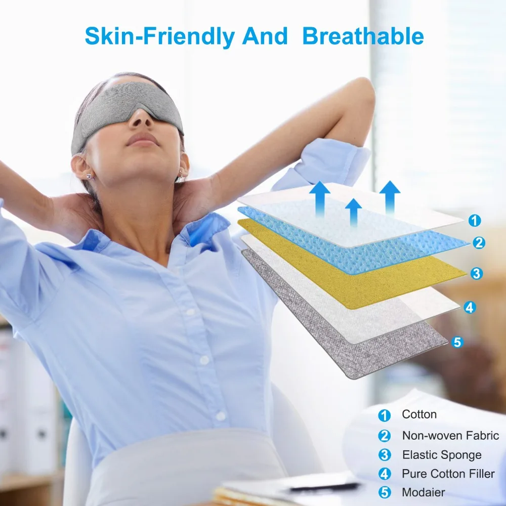 Relieve Fatigue Eye Light Blocking Mask Cotton 3D Sleeping eye mask Travel Rest Aid Light Blocking Eye Mask Cover
Relieve Fatigue Eye Light Blocking Mask Cotton 3D Sleeping eye mask Travel Rest Aid Light Blocking Eye Mask Cover