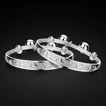 Chinese Style 925 Sterling Silver Bracelet Baby Solid Silver Baby Bracelet 0-6 age Child Bracelet Charm Silver Bracelet blessing
Chinese Style 925 Sterling Silver Bracelet Baby Solid Silver Baby Bracelet 0-6 age Child Bracelet Charm Silver Bracelet blessing