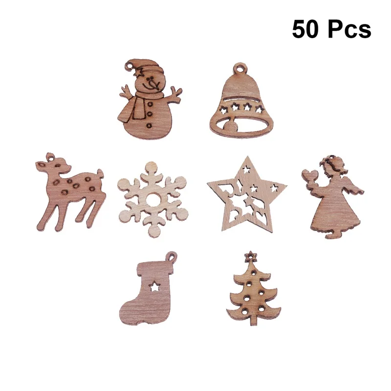 50 pcs Wooden Pieces Cartoon Creative DIY Cute Embellishments Wood Ornament Cutouts Craft for Home Decoration Art Christmas
50 pcs Wooden Pieces Cartoon Creative DIY Cute Embellishments Wood Ornament Cutouts Craft for Home Decoration Art Christmas