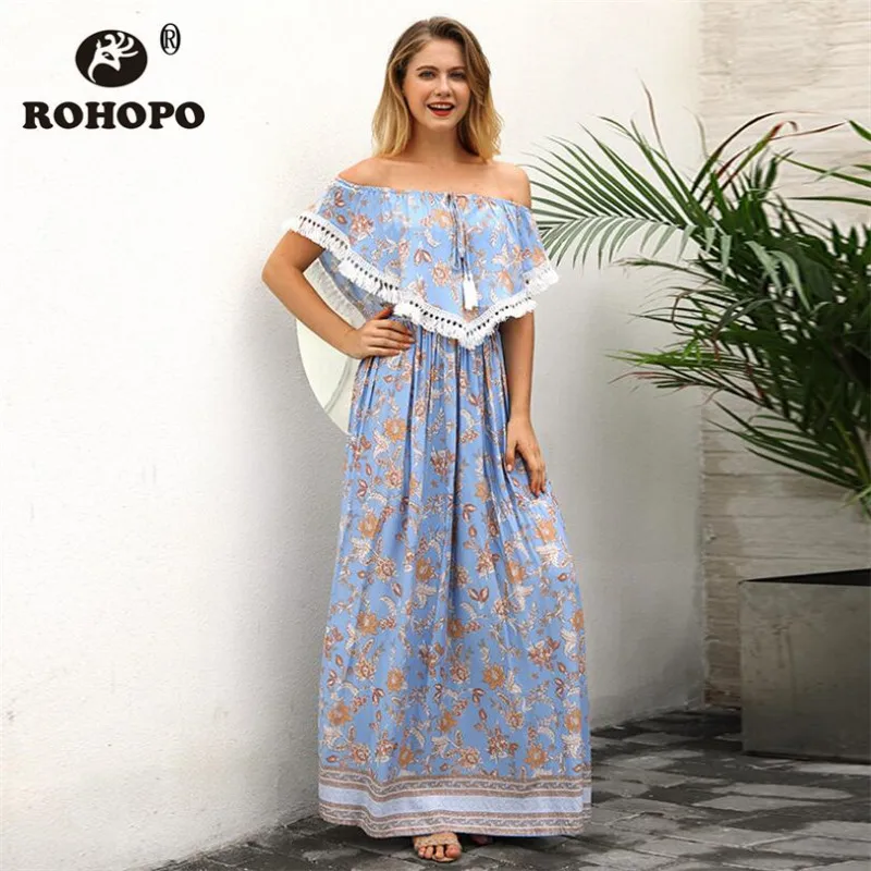 Bohemian Summer Dress Women Sky Blue Floral Patchwork Ruffles Hem Sundress New Designer Brand Female Long Beach Vacation dress
Bohemian Summer Dress Women Sky Blue Floral Patchwork Ruffles Hem Sundress New Designer Brand Female Long Beach Vacation dress