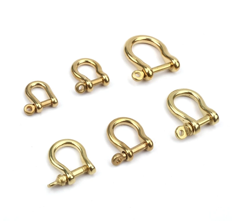Brass Screwed O U Ring Anchor Shackle Adjustable for Paracord Bracelet bag leather belt diy trimits accessories
Brass Screwed O U Ring Anchor Shackle Adjustable for Paracord Bracelet bag leather belt diy trimits accessories