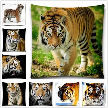 New Cotton polyester Pillow Cover Vintage Wild Tiger Pattern Cushion Cover Home Decorative Pillow Case 5 size
New Cotton polyester Pillow Cover Vintage Wild Tiger Pattern Cushion Cover Home Decorative Pillow Case 5 size