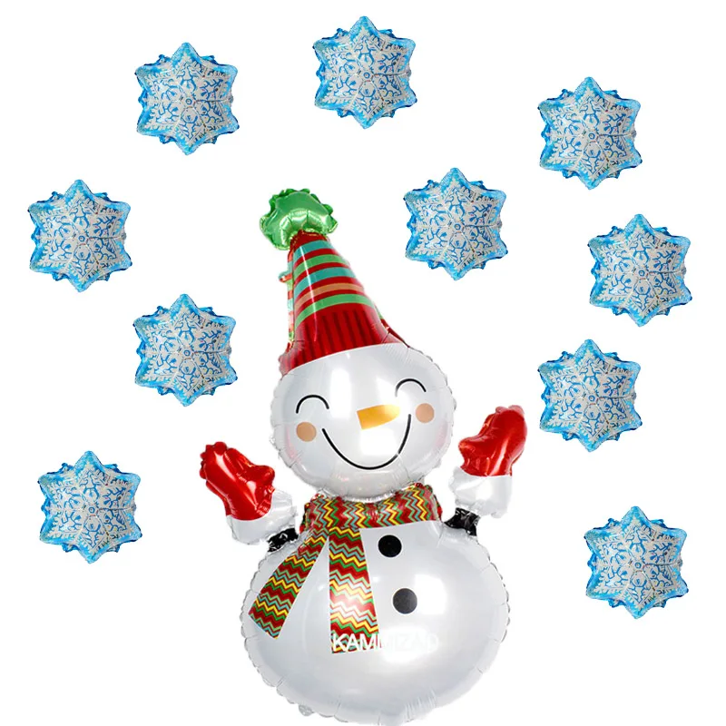 KAMMIZAD Christmas Balloons Snowman Snowflake Balloons 11pcs/set New Year Decoration Anniversary Wedding Globos Party Supplies
KAMMIZAD Christmas Balloons Snowman Snowflake Balloons 11pcs/set New Year Decoration Anniversary Wedding Globos Party Supplies