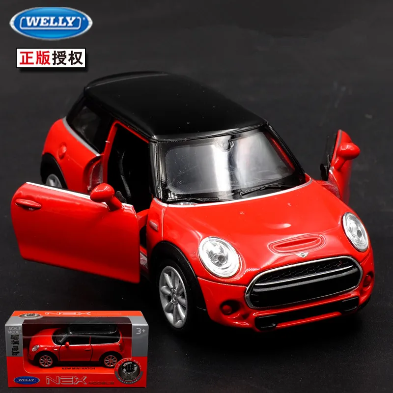 1:36 11cm new Welly delicate mini cooper HATCH car alloy vehicle model pull back cool boy birthday toy
1:36 11cm new Welly delicate mini cooper HATCH car alloy vehicle model pull back cool boy birthday toy