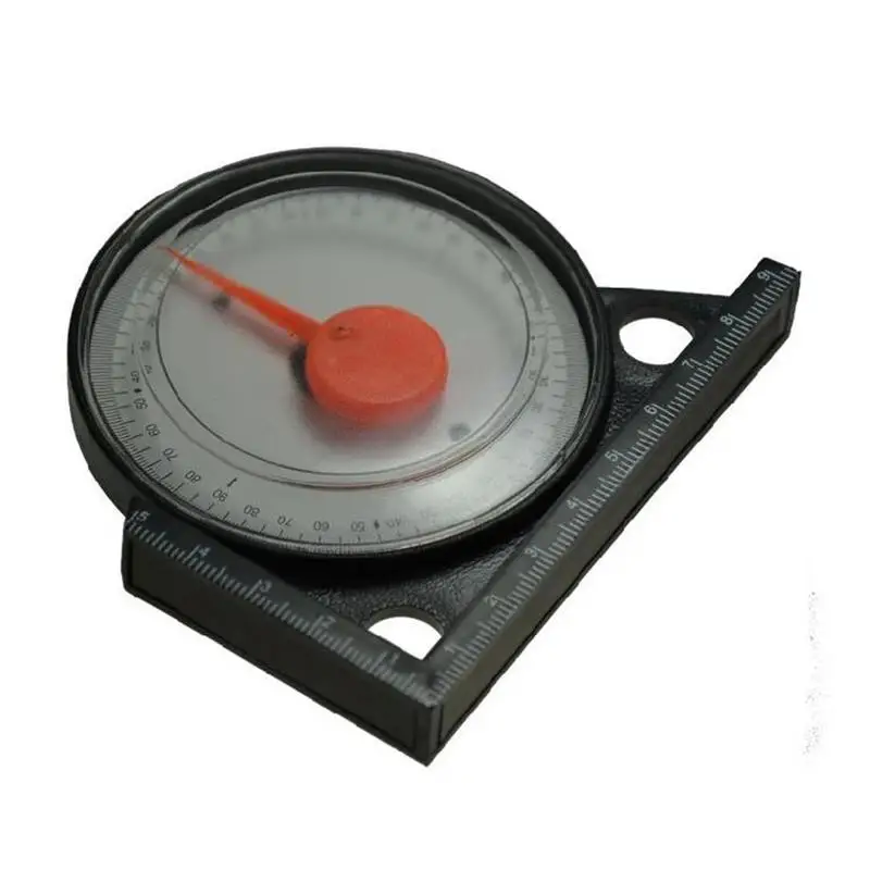 Horizontal Angle Gauge Pointer Angle Gauge Inclinometer Goniometer With Black Magnetic Base