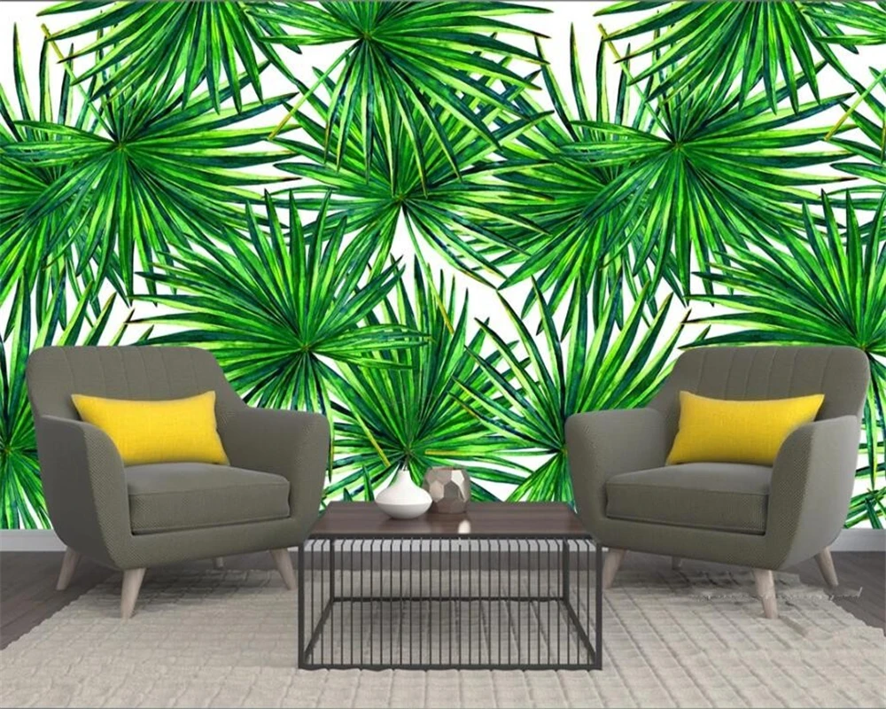 beibehang papel de parede 3d Fashion Nordic green leaf plant hand painted background wall living room bedroom wallpaper mural
beibehang papel de parede 3d Fashion Nordic green leaf plant hand painted background wall living room bedroom wallpaper mural