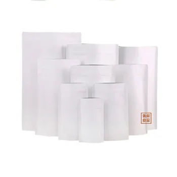 500pcs/lot Custom Logo Printed Kraft Paper Bags Stand up Pouch Food Grade Zipper Seal Ziplock White Stand Up Pack Bag
500pcs/lot Custom Logo Printed Kraft Paper Bags Stand up Pouch Food Grade Zipper Seal Ziplock White Stand Up Pack Bag