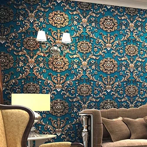3D European Wallpaper Damask Wall Paper Mural Flocking papel de parede Floral Blue Grey Contact Paper for Walls
3D European Wallpaper Damask Wall Paper Mural Flocking papel de parede Floral Blue Grey Contact Paper for Walls