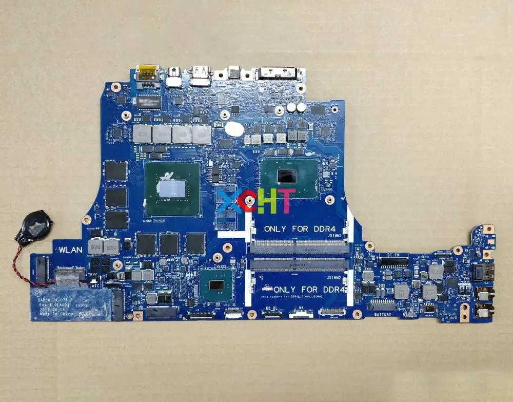 for Dell Alienware 17 R4 JHRTF 0JHRTF CN-0JHRTF BAP10 LA-D751P I7-6700HQ GTX1060 6GB Laptop Motherboard Mainboard Tested
for Dell Alienware 17 R4 JHRTF 0JHRTF CN-0JHRTF BAP10 LA-D751P I7-6700HQ GTX1060 6GB Laptop Motherboard Mainboard Tested