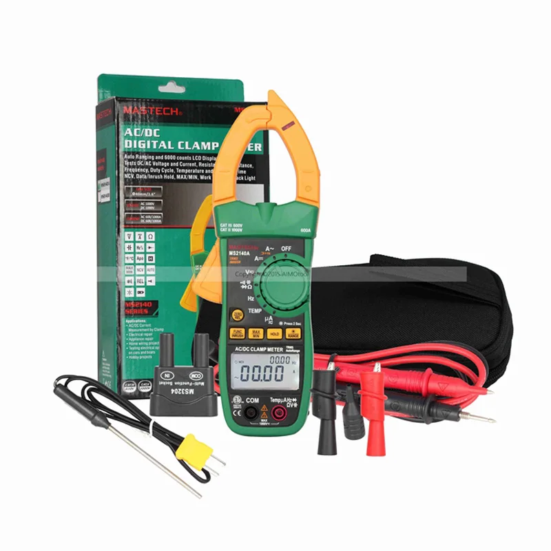 MASTECH MS2140A Digital multimeter 600A AC/DC current uA True RMS clamp meter multimeter 
MASTECH MS2140A Digital multimeter 600A AC/DC current uA True RMS clamp meter multimeter