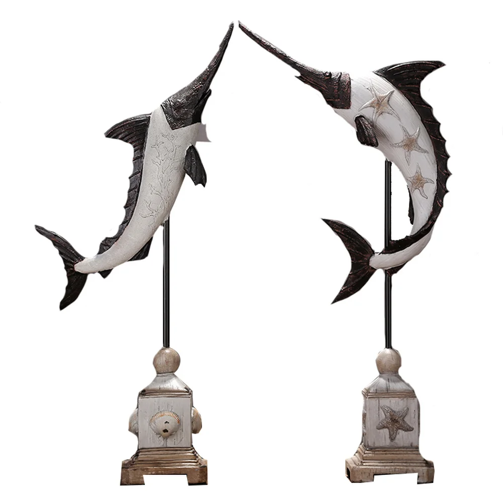American antique resin animal fish ornaments living room home accessories living room wine cabinet soft craft gifts LU713237
American antique resin animal fish ornaments living room home accessories living room wine cabinet soft craft gifts LU713237