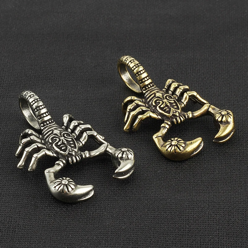 Scorpion Knife Beads Copper Pendant Brass EDC Paracord Scorpion Brass Key Ring Accessories
Scorpion Knife Beads Copper Pendant Brass EDC Paracord Scorpion Brass Key Ring Accessories
