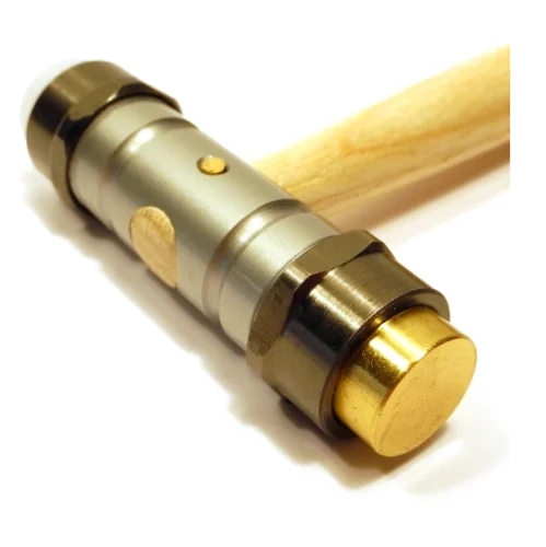 Synthetic Ends Bergeon 30417 Watchmaker Hammer With Replaceable Brass 