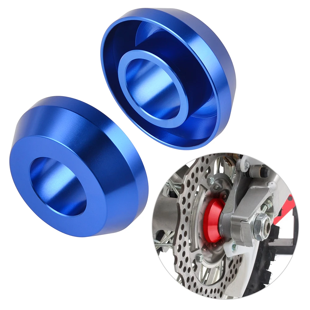 AXLE BLOCKS YAMAHA YZF 250 450 2012 2013 2014 2015 2016 2017 2018 2019 2020 BLUE
