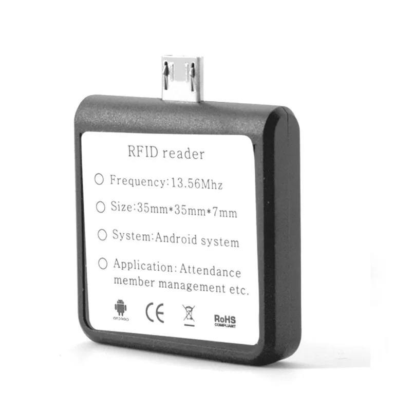 1 шт. RFID 13 56 МГц IC MF S50 S70 NTAG213 NTAG215 NTAG216 считыватель NFC Портативный Micro USB кардридер для