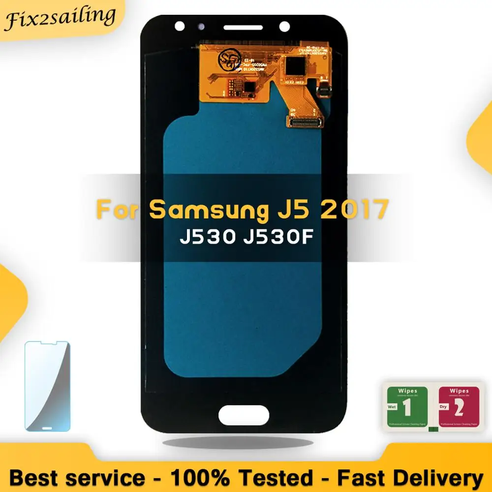 5.0" AMOLED LCD For Samsung Galaxy J5 2017 J530 SM-J530F J530M LCD Display Touch Screen Digitizer Assembly Brightness Adjustment
5.0" AMOLED LCD For Samsung Galaxy J5 2017 J530 SM-J530F J530M LCD Display Touch Screen Digitizer Assembly Brightness Adjustment