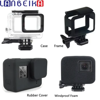 LANBEIKA 45M Diving Waterproof Case + Windproof Wind Foam + Protect Frame + Silicone Cover For Gopro Hero 7 6 5 Hero6 Hero5
LANBEIKA 45M Diving Waterproof Case + Windproof Wind Foam + Protect Frame + Silicone Cover For Gopro Hero 7 6 5 Hero6 Hero5