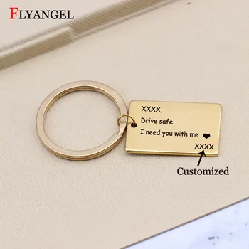 New Custom Name Keyring Engraved Drive Safe I need you here with me Key Chain Couples Boyfriend Valentine Gift Keychain Jewelry
New Custom Name Keyring Engraved Drive Safe I need you here with me Key Chain Couples Boyfriend Valentine Gift Keychain Jewelry