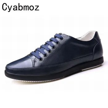New Men Casual Leather Shoes Lace up Flats Fashion Business Dress Breathable Black Blue Split Leather Gentleman zapatos hombre
New Men Casual Leather Shoes Lace up Flats Fashion Business Dress Breathable Black Blue Split Leather Gentleman zapatos hombre