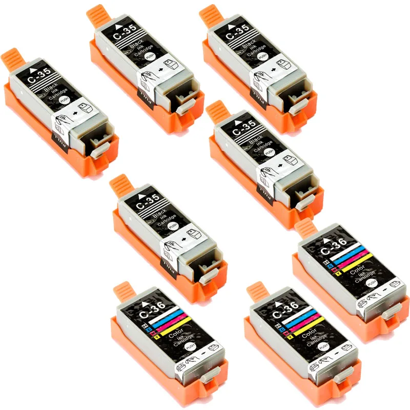 XIJIN 8 x PGI-35 PGI35 PGI-35BK CLI-36 Inkjet Cartridges Compatible For Canon Mini 260 320 Pixma IP100B IP100 IP100
XIJIN 8 x PGI-35 PGI35 PGI-35BK CLI-36 Inkjet Cartridges Compatible For Canon Mini 260 320 Pixma IP100B IP100 IP100