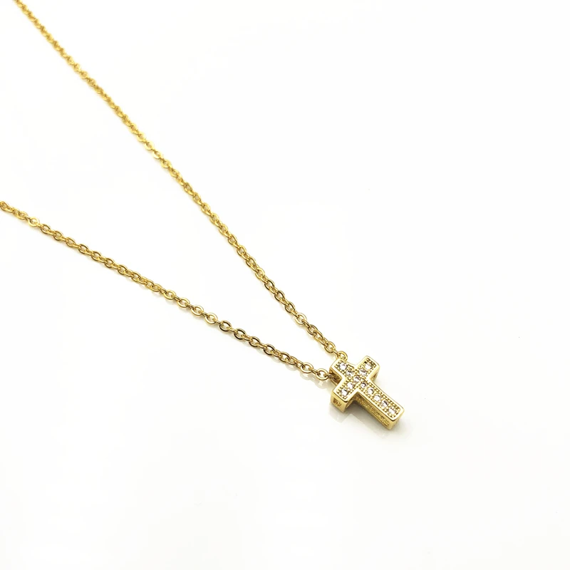 KGP Cross Necklace,brass Material,Tripe Cross Gold CZ Zronia Pendant Small Chain 45cm Length Pendant Designs
KGP Cross Necklace,brass Material,Tripe Cross Gold CZ Zronia Pendant Small Chain 45cm Length Pendant Designs