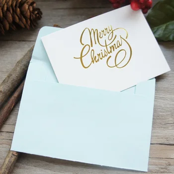 25pcs Mini Merry Christmas Card gold with blue envelope multi-use Scrapbooking DIY Decoration party invitation gift card
25pcs Mini Merry Christmas Card gold with blue envelope multi-use Scrapbooking DIY Decoration party invitation gift card
