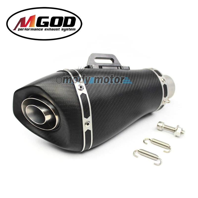 MGOD- Universal 51 mm Real Carbon Fiber Exhaust Motorcycle Muffler Exhaust Pipe With DB Motorbike Exhaust Muffler
MGOD- Universal 51 mm Real Carbon Fiber Exhaust Motorcycle Muffler Exhaust Pipe With DB Motorbike Exhaust Muffler