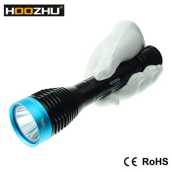 

HOOZHU Super Long Runtime 4-8.2 hours Waterproof Deep 100m Scuba Dive LED Torches Light Max 1000 lm Underwater Diving lamp D12
