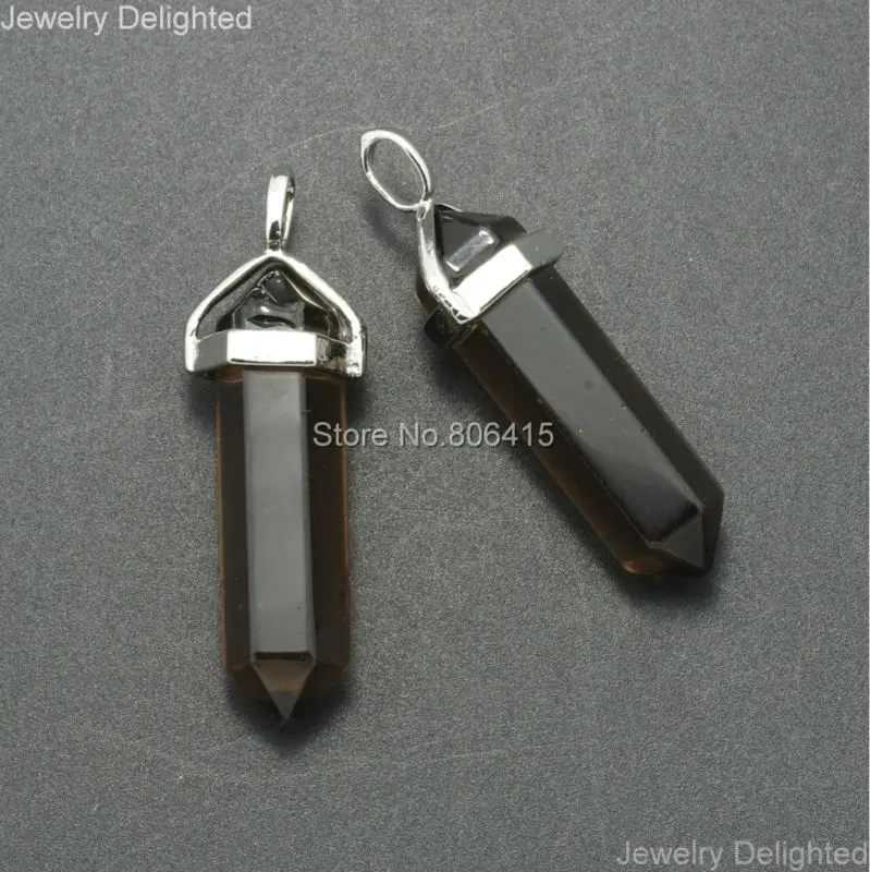Natural SmokyQuartz Gems Stones Hexagonal Point Reiki Chakra Necklaces Earrings Pendant Beads Jewelry Craft Making 10Pcs/lot
Natural SmokyQuartz Gems Stones Hexagonal Point Reiki Chakra Necklaces Earrings Pendant Beads Jewelry Craft Making 10Pcs/lot