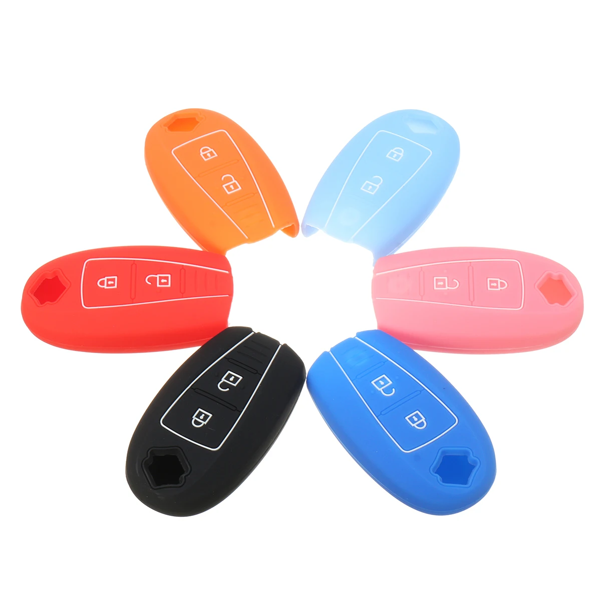 2 Button Silicone Car Key Case Cover Auto Keys Fob Shell For Suzuki Swift Kizashi SX4 S-Cross
2 Button Silicone Car Key Case Cover Auto Keys Fob Shell For Suzuki Swift Kizashi SX4 S-Cross