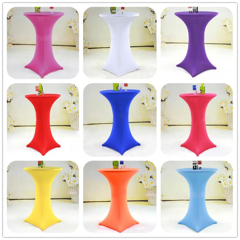 10pcs Elastic Bistro Table Linens Stretch Bar Table Cover Lycra Spandex Cocktail Table Cloths For Hotel Party Wedding Decoration
10pcs Elastic Bistro Table Linens Stretch Bar Table Cover Lycra Spandex Cocktail Table Cloths For Hotel Party Wedding Decoration