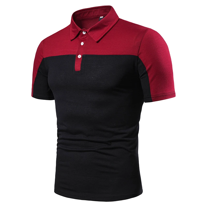 NEGIZBER 2019 New Men's POLO Shirt Fashion Stitching Casual Short-sleeved Shirt Solid Color Loose Short-sleeved POLO Men
NEGIZBER 2019 New Men's POLO Shirt Fashion Stitching Casual Short-sleeved Shirt Solid Color Loose Short-sleeved POLO Men