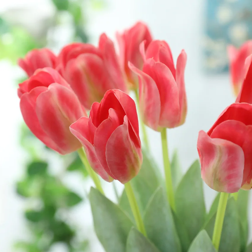Artificial 3 D Tulip Flower Latex Real Touch Bridal Wedding Floral Arrangement Bouquet Home Shop Table Decor
Artificial 3 D Tulip Flower Latex Real Touch Bridal Wedding Floral Arrangement Bouquet Home Shop Table Decor