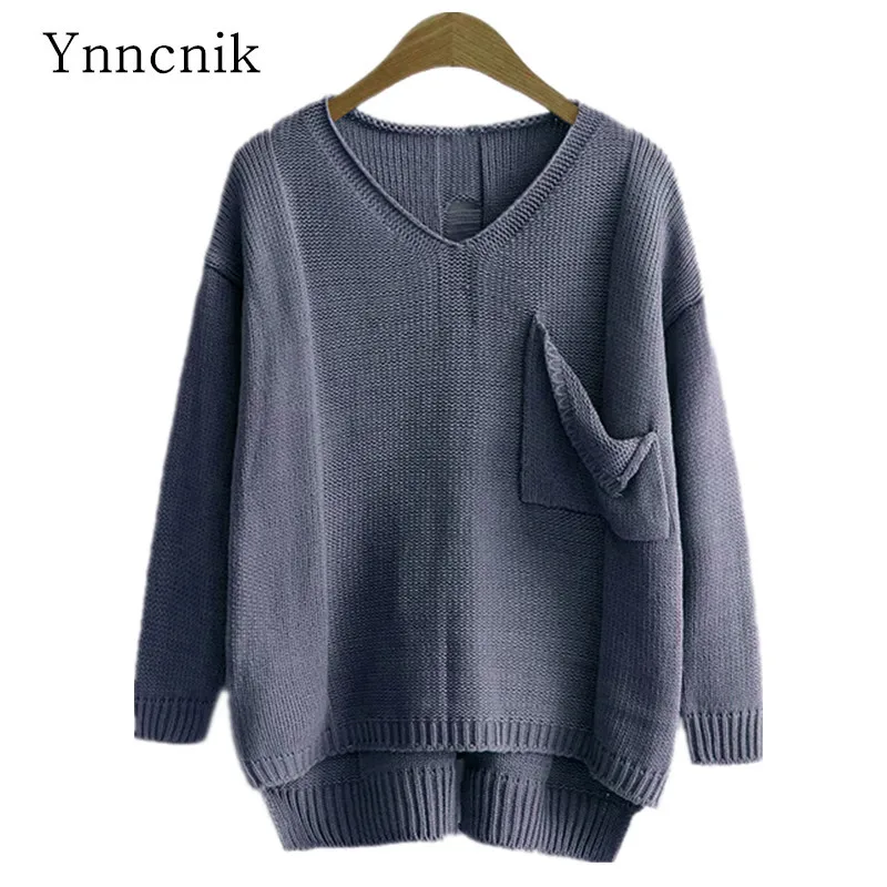 Ynncnik Irregularity Hole Sweaters Women Candy Color Split Knitted Pullovers Winter Warm Jumper Casual Knitwear Streetwear S1225 
Ynncnik Irregularity Hole Sweaters Women Candy Color Split Knitted Pullovers Winter Warm Jumper Casual Knitwear Streetwear S1225