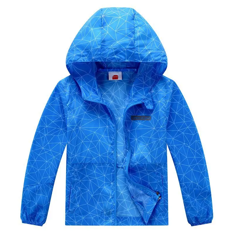 

Весна-лето 2021 уличные детские куртки Солнцезащитная кожаная куртка дышащая УФ-защита для мальчиков детская спортивная куртка