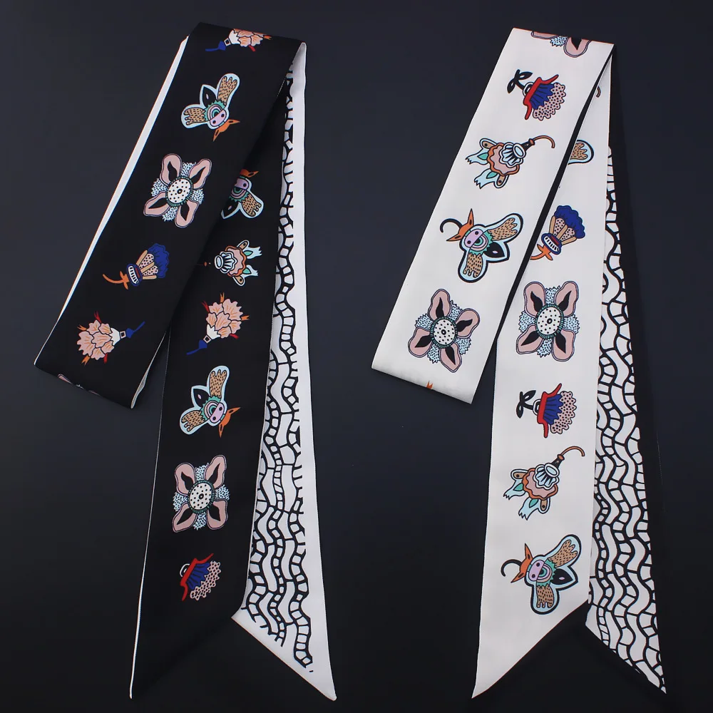POBING Bee Print Scarf Small Silk Scarf Handle Bag Ribbons For Women Headwear Geometric Long Scarves Wholesale120*5CM
POBING Bee Print Scarf Small Silk Scarf Handle Bag Ribbons For Women Headwear Geometric Long Scarves Wholesale120*5CM