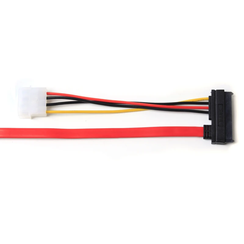 Кабель SATA 22pin 7 + 15pin Female к 7Pin с Molex IDE 4Pin кабель питания для компьютера 50 см 2 5 3 HDD|cable