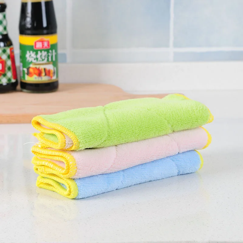 Double-sided Magic Oil Resistant Cleaning Cloth Absorbent Dish Cloth Non-stick Oil Hand Towel Kitchen Thickening Towel
Double-sided Magic Oil Resistant Cleaning Cloth Absorbent Dish Cloth Non-stick Oil Hand Towel Kitchen Thickening Towel